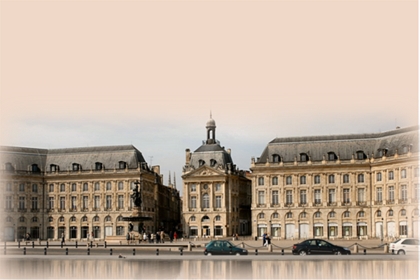 place de la bourse à Bordeaux